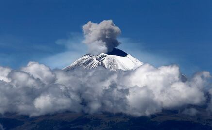 Popocatépetl volcano: ash and tremors