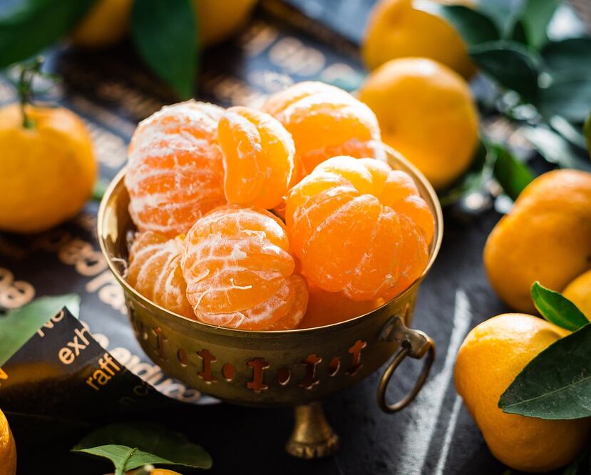 Entre las propiedades de la mandarina destaca su alto contenido de vitamina C. Foto: Pixabay