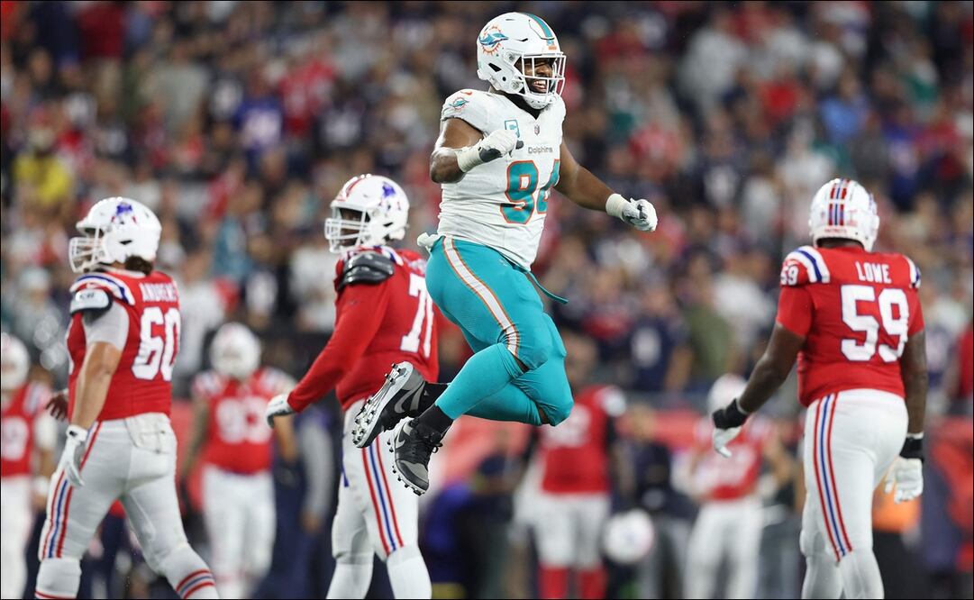 Miami Dolphins venció a New England Patriots y llegó a dos victorias / FOTO: AFP