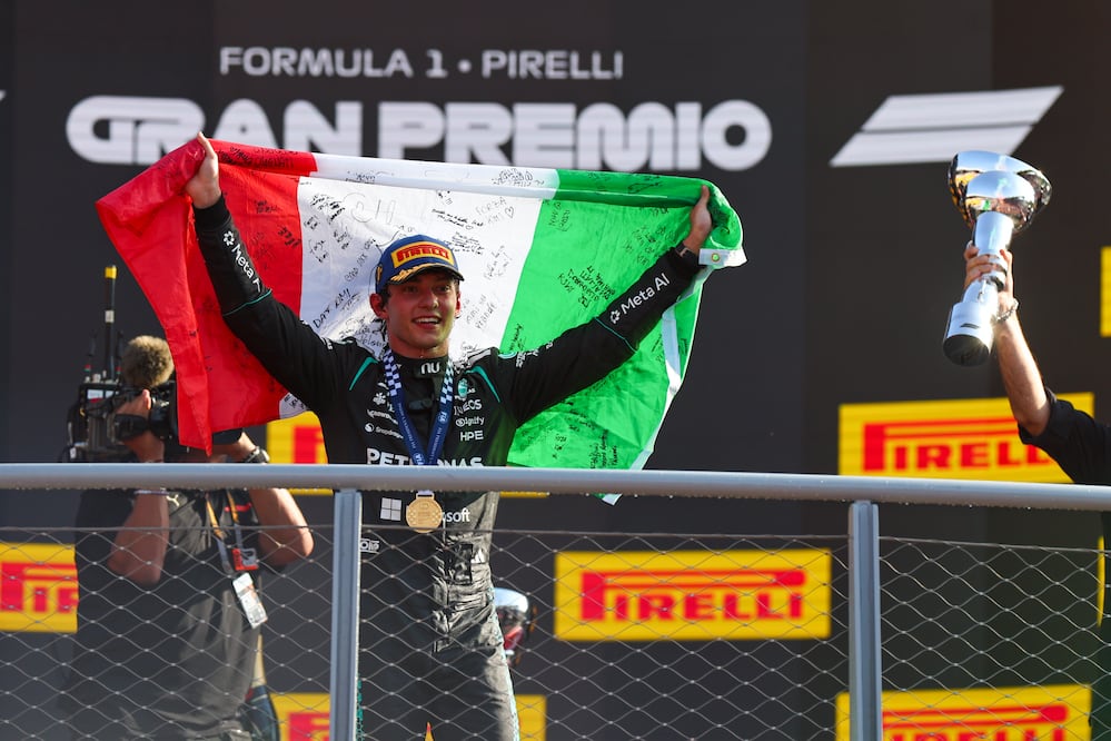 Kimi Antonelli, campeón del Gran Premio de Italia - Foto: EFE