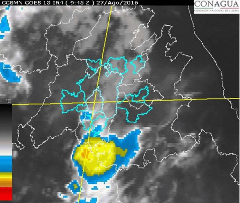 El incremento de nubosidad favorecerá el potencial para chubascos y tormentas puntuales fuertes (CONAGUA)