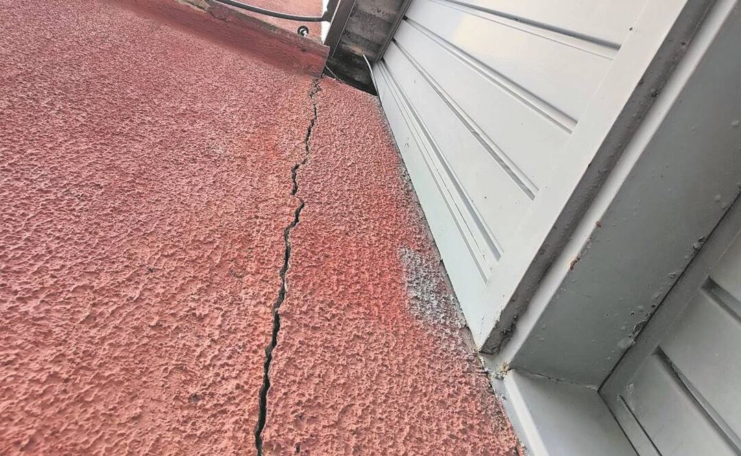 Los daños en el inmueble serán valorados por un cuerpo técnico. Foto: Especial.