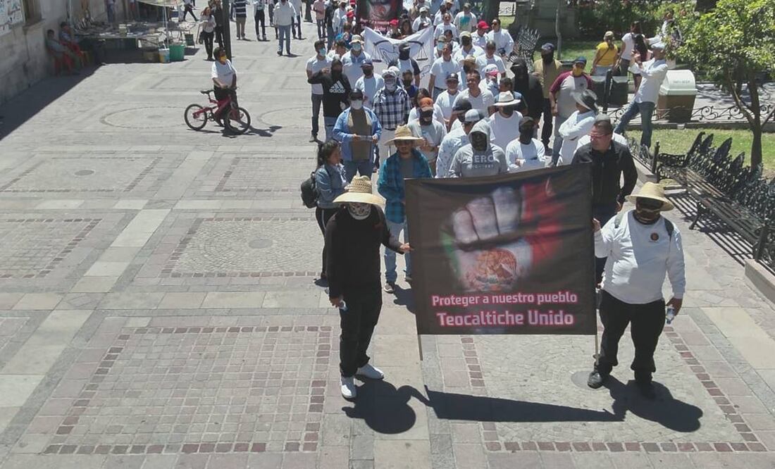 De acuerdo a las autoridades municipales, fueron más de mil 700 pobladores, los que salieron de sus casas para levantar la voz y pedir apoyo del gobierno federal / Foto: Especial