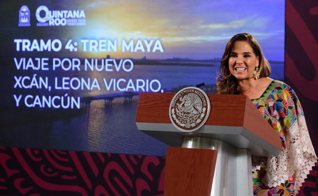 “Por eso me gusta llamar al Tren Maya ‘El Tren de la Justicia Social’", dice Mara Lezama. Foto: Presidencia