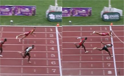 VIDEO: ¡Como Superman! Corredor ganar competencia en Portugal