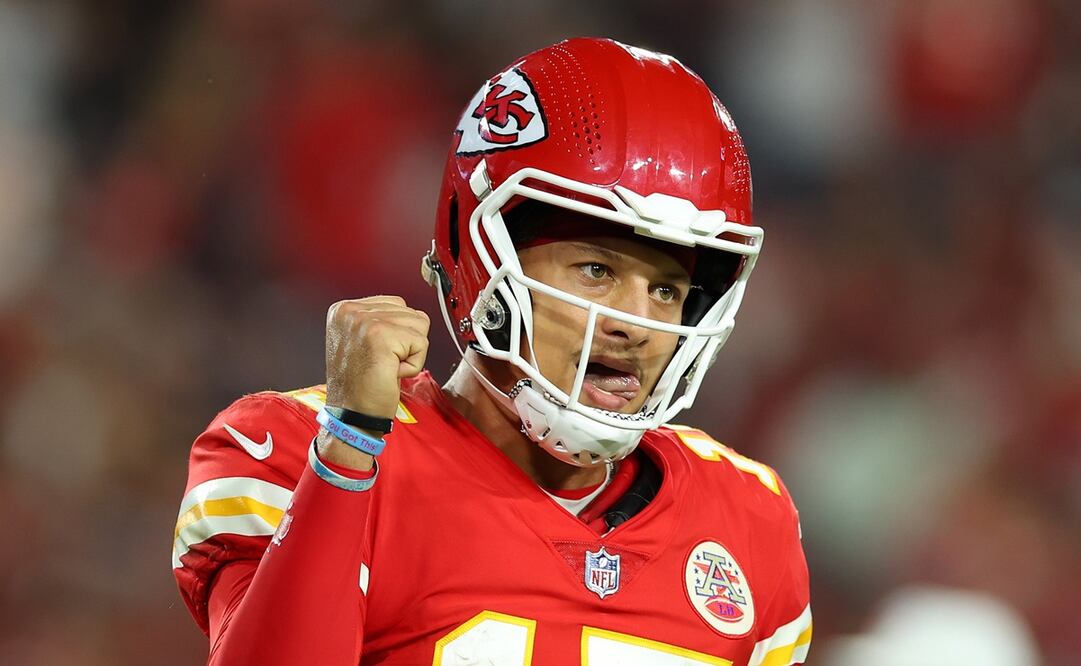 Patrick Mahomes festejando el triunfo de lo Chiefs - FOTO: AFP