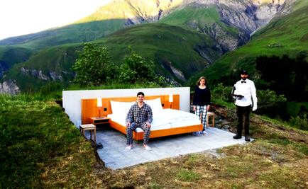 ¿Dormirías en un hotel al aire libre?