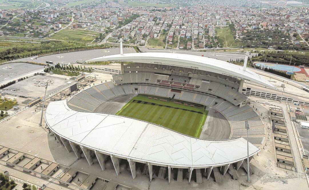 El Estadio Olímpico Atatürk se prepara para la final de la Champions League / Foto: AFP