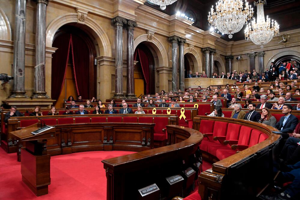 Parlamento catalán (Foto: AFP)