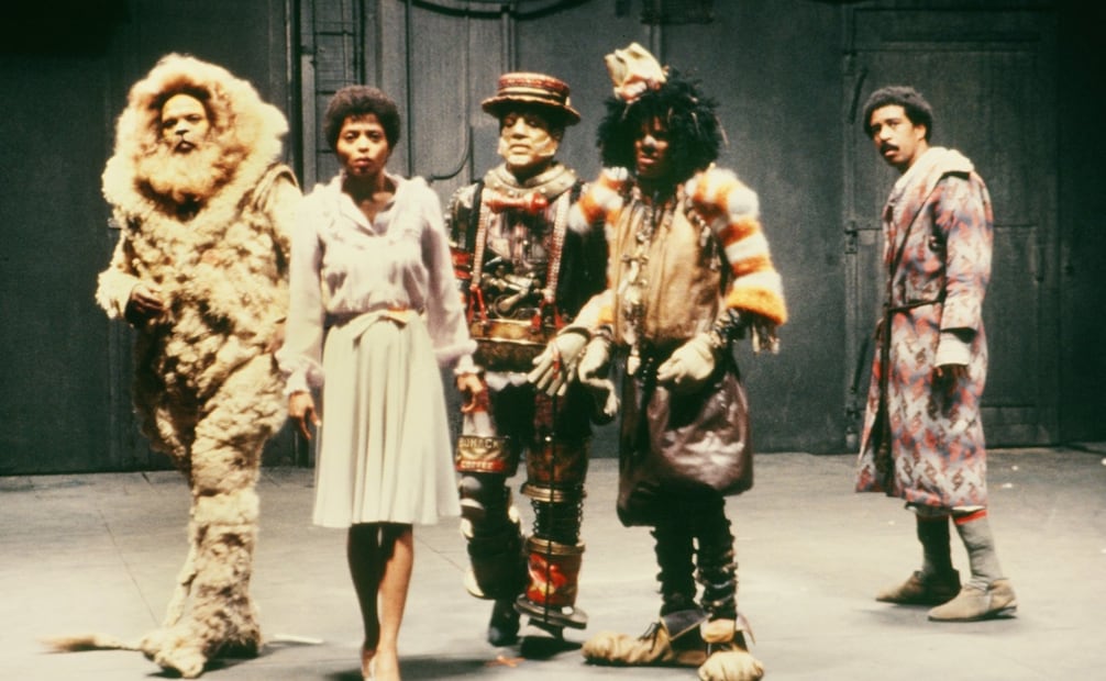 Michael Jackson compartió créditos con L-R Ted Ross, Diana Ross, Nipsey Russell, y Richard Pryor. Foto: Universal Pictures.