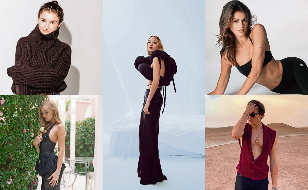 Chloe Malle, Lily Rose-Depp, Lila Grace Moss, Karla Gerber y Aurélien Enthoven. Fotos: Instagram