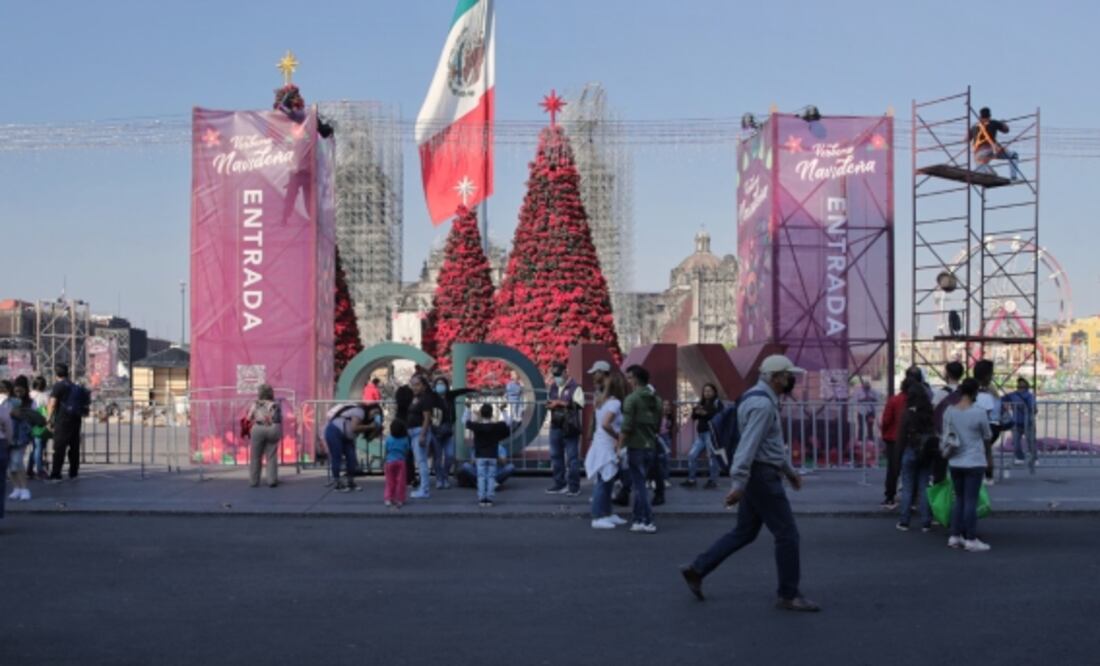 No te pierdas los eventos culturales de la verbena navideña que se presentarán en el Zócalo de CDMX. Foto: Archivo El Universal