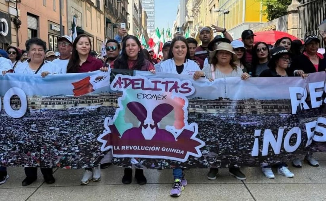 Resurgen "Las Adelitas", colectivo de mujeres que respaldan a Sheinbaum en el Edomex (06/03/2026). Foto: Especial