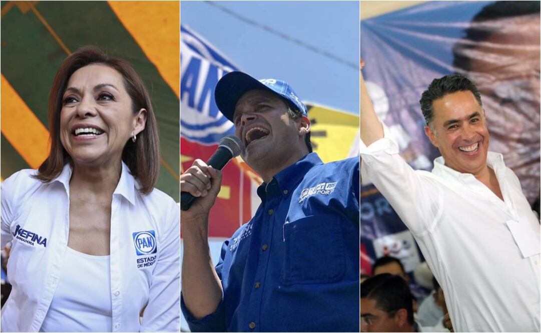 Josefina, Antonio y Guillermo se ponen azules