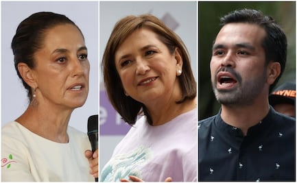 Segundo debate presidencial: ¿Cuál será el orden de participación de Sheinbaum, Gálvez y Máynez?