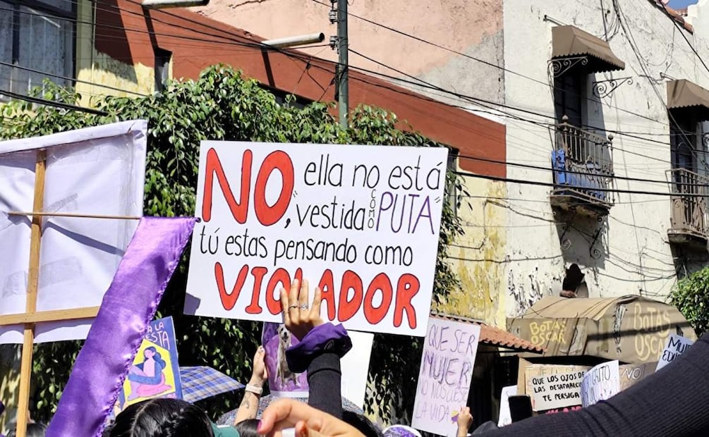 Marcha del 8M en Morelos por el Día Internacional de la Mujer 2025 (06/03/2025). Foto: Especial