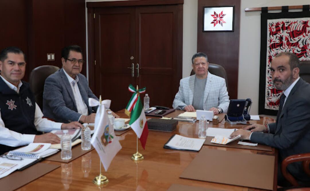 El gobernador Julio Menchaca Salazar encabezó la reunión semanal del Gabinete de Seguridad / Foto: Especial