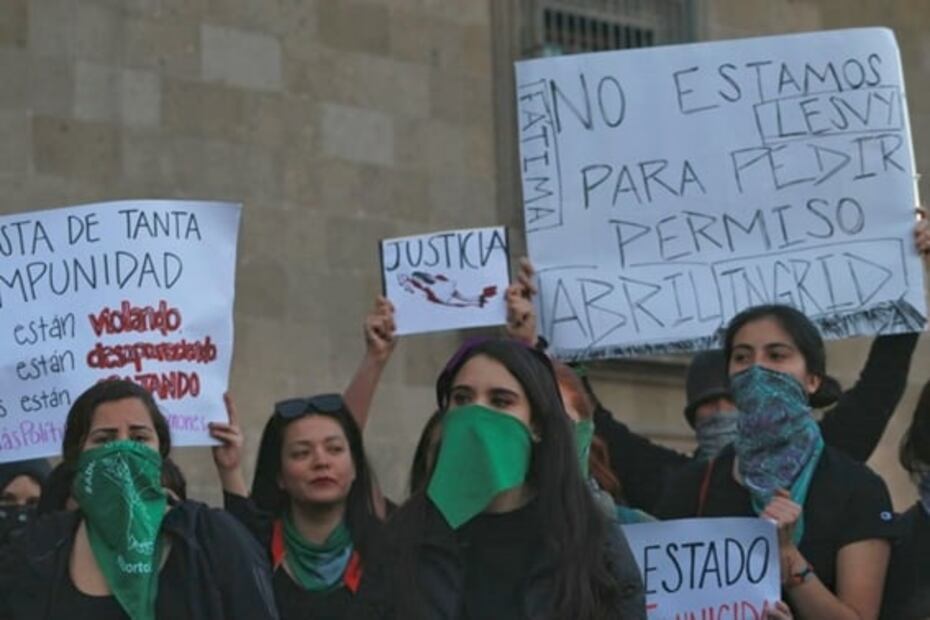 Estas son las consignas feministas de hoy en Palacio Nacional