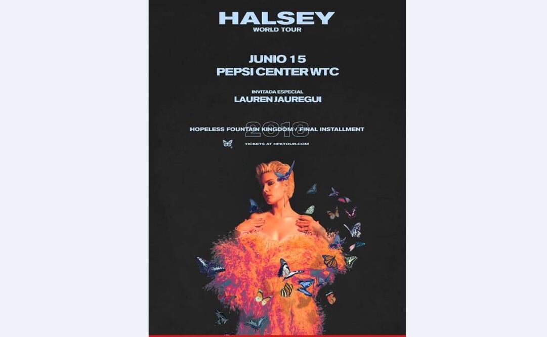 Halsey traerá a México su gira mundial Foto:Especial