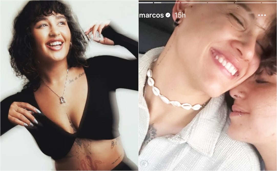 Romina Marcos y Laura Salazar, su nueva pareja.
Fotos: Instagram