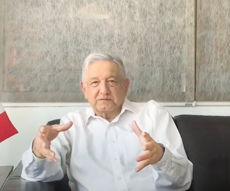 El presidente Andrés Manuel López Obrador subió a sus redes el video en el que anuncia el convenio al que llegó con los hospitales privados. TOMADA DE TWITTER