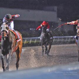 Icebow hace la chica en el Hipódromo de Las Américas