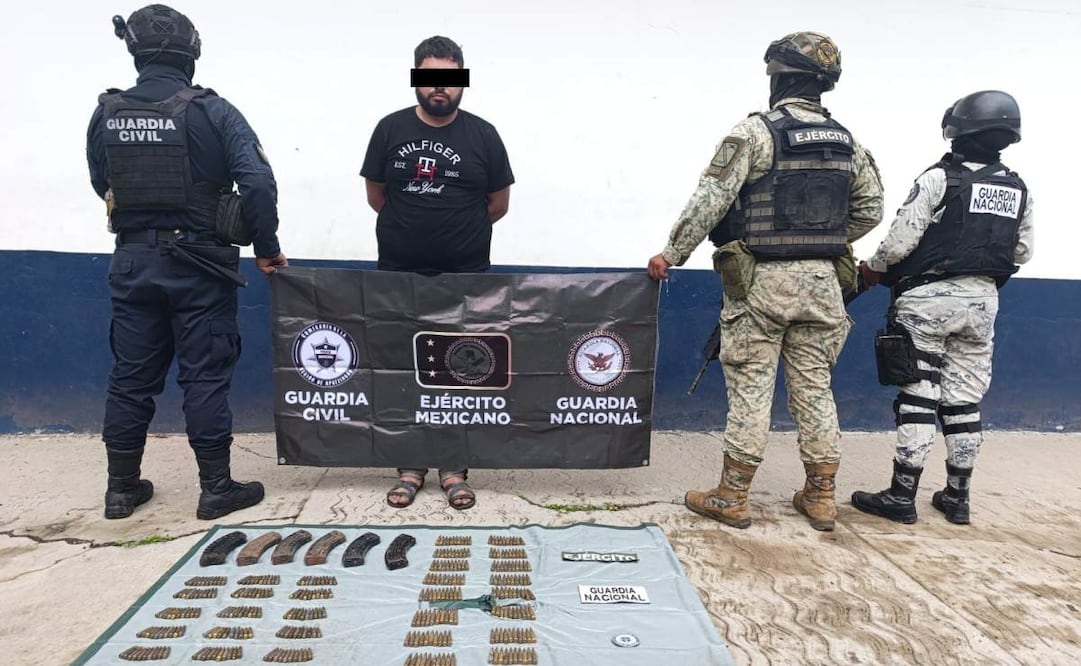 Detienen a "El Taliban", mano derecha de  líder al servicio del Cártel de Los Viagras (17/07/2025). Foto: Especial