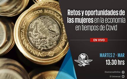 #EnVivo Retos y oportunidades de las mujeres en la economía en tiempos de Covid