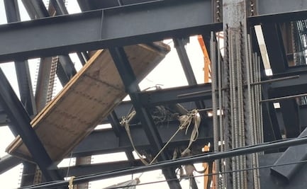 Cae canastilla de construcción en la Hipódromo Condesa; no hay heridos