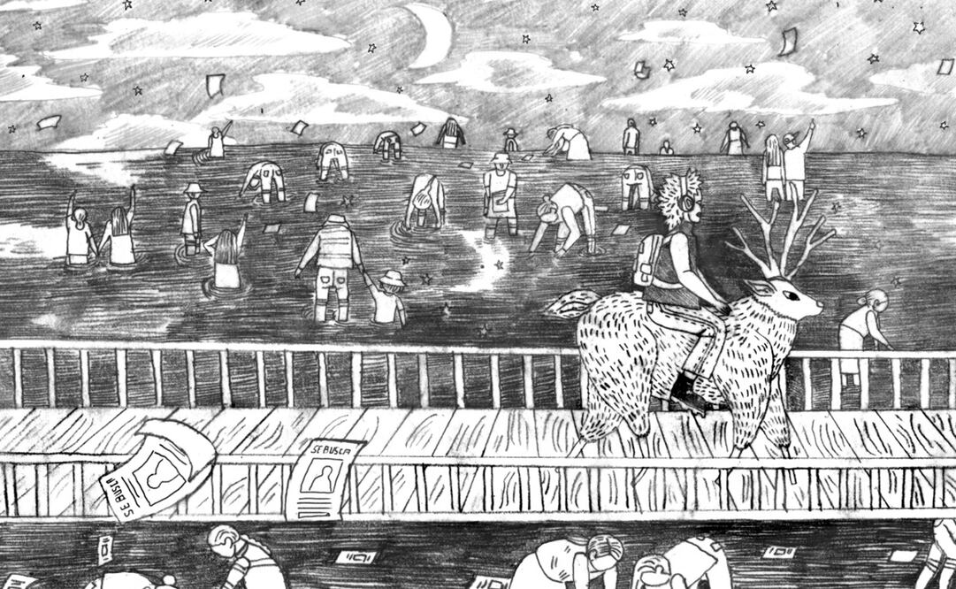 Ilustraciones de Rosario Lucas, incluidas en el libro "Canción de Protesta". Foto: Ilustraciones Rosario.