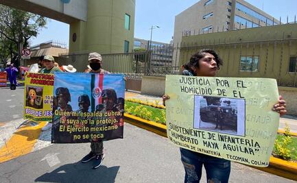 Manifestantes vuelven a marchar en favor de 4 militares detenidos por el caso Nuevo Laredo
