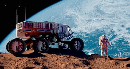 Ruinas en el espacio