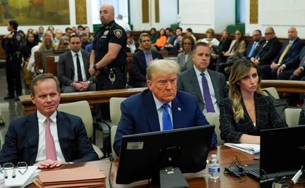 Trump llega a tribunal de Nueva York para declarar en juicio por fraude fiscal