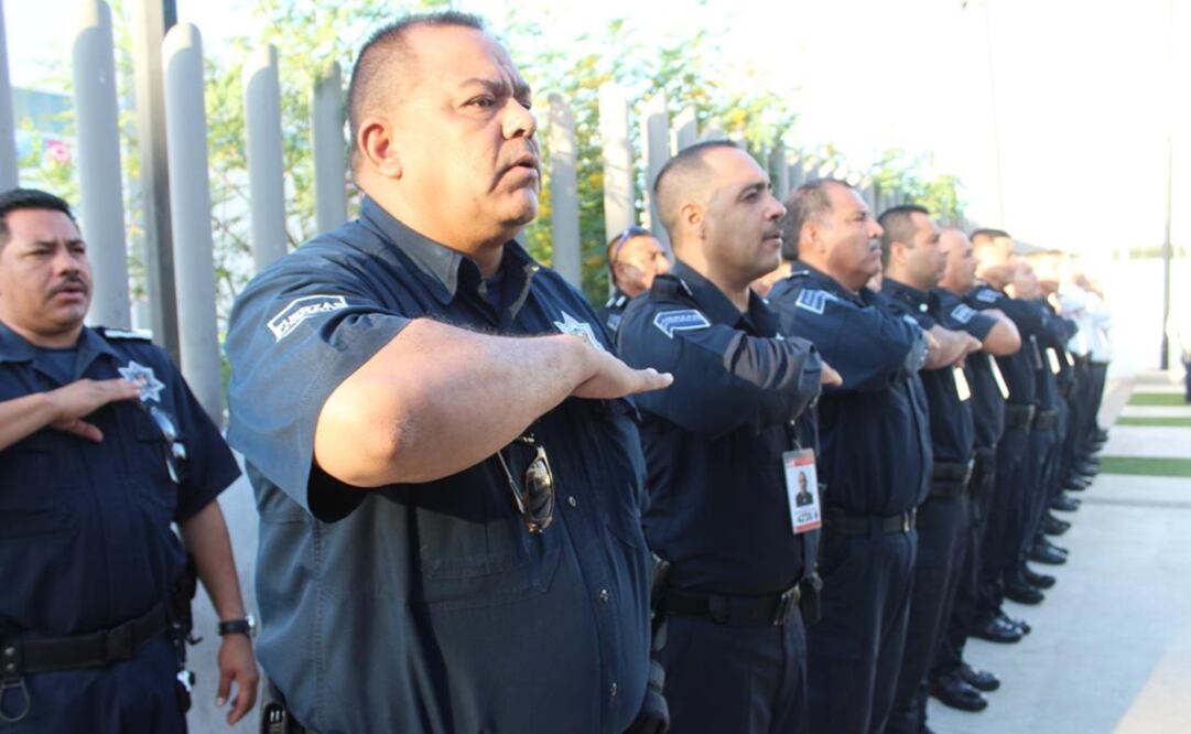 Policías de Hermosillo. Foto: Tomada de Facebook
