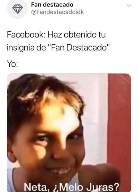 Los memes de la insignia de fan destacado en Facebook