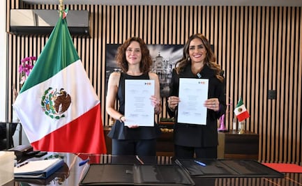 Alessandra Rojo recibe a Isabel Díaz Ayuso, presidenta de la Comunidad de Madrid; firman Carta de Amistad