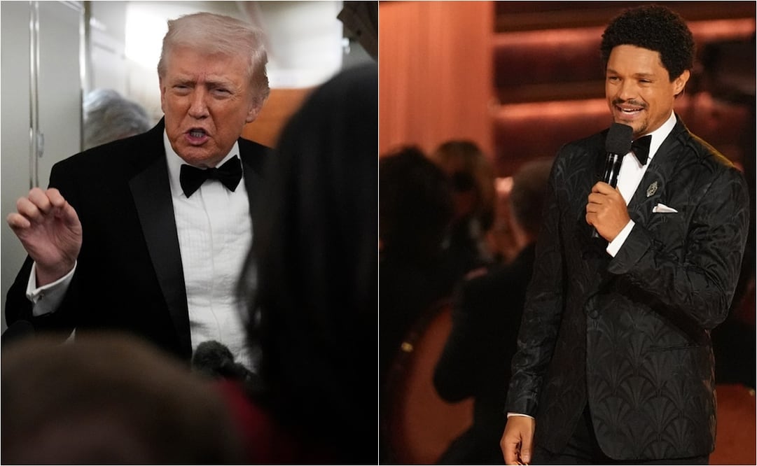 Donald Trump y Trevor Noah y la disputa pública que existe entre ellos.
Fotos: AP / Mark Schiefbein & AP / Chris Pizello