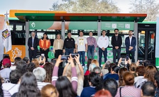 Gobierno de Nuevo León instala 402 parabuses; Samuel García destaca transporte más seguro y digno