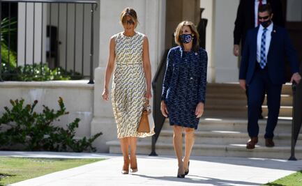 Melania Trump vota en Palm Beach; llega sin cubrebocas
