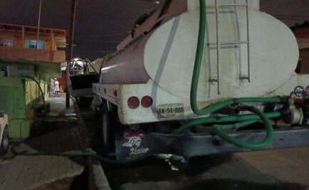 Aseguran toma clandestina de agua en Ecatepec; hay un detenido