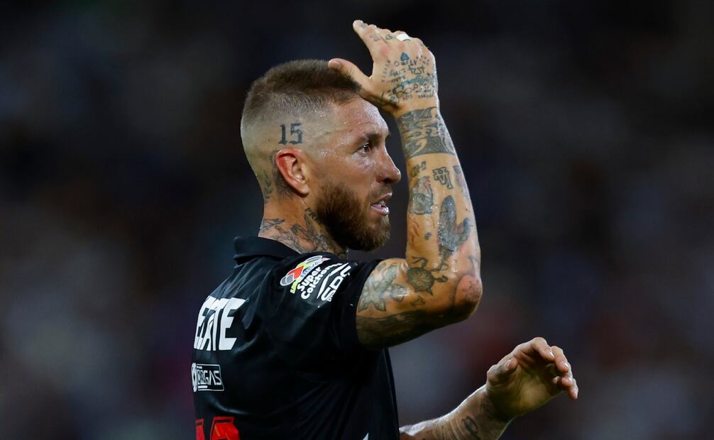 Sergio Ramos explota tras sus dos goles anulados vs Santos / Foto: Imago7