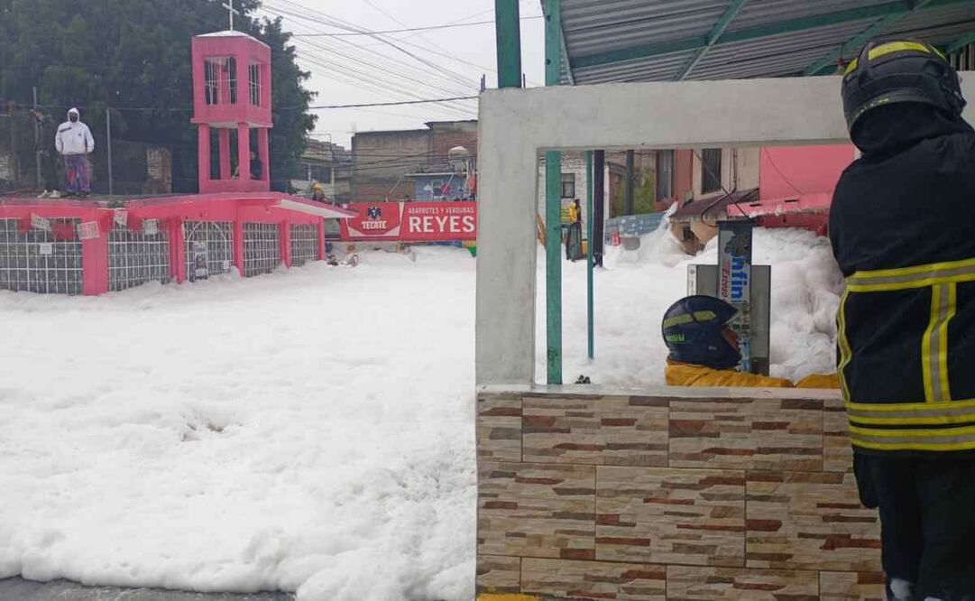 Desborde de la presa Los Cuartos en Naucalpan 22/06/2025. Foto: Especial