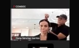 Ahora, desde una estética, diputada Diana Sánchez Barrios vota en sesión del Congreso de la CDMX; prende cámara para participar