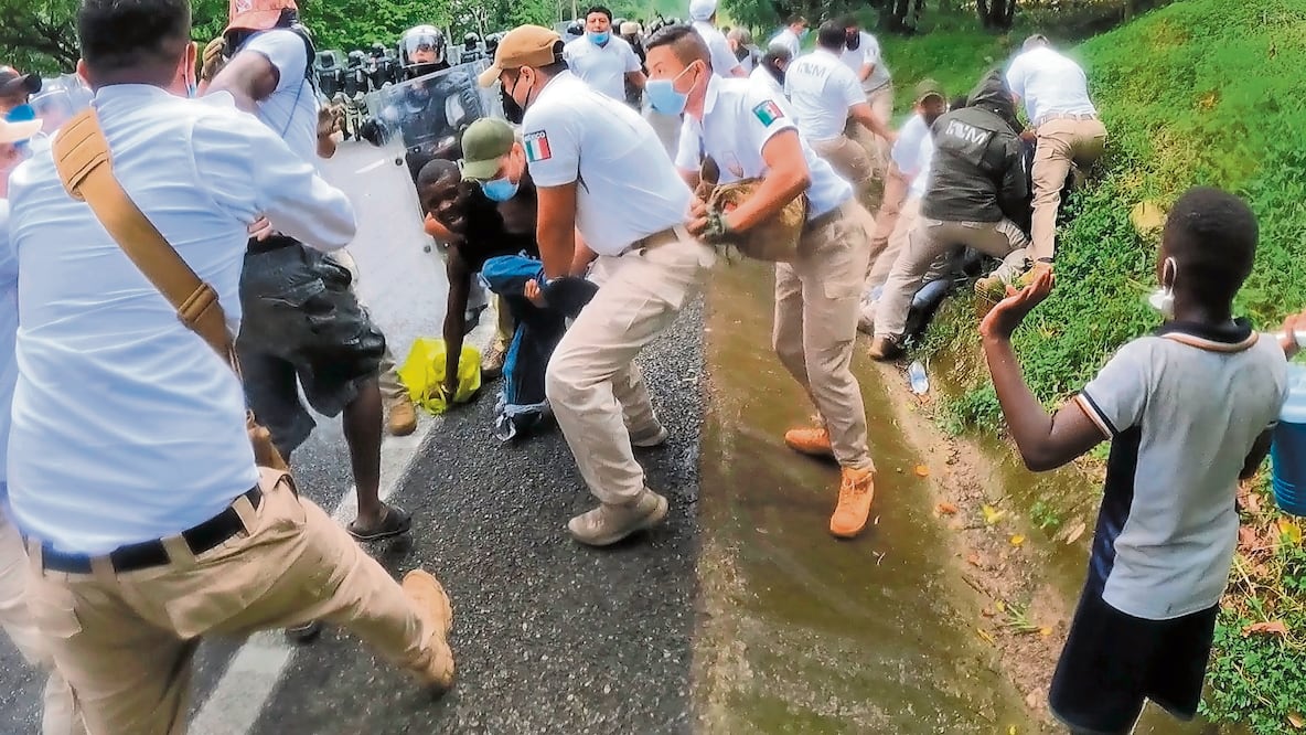 Según datos del INM, los migrantes venezolanos suman el mayor número de arrestos de enero a mayo de 2024, con 160 mil 875, seguido por Ecuador, con 61 mil 526. Foto: de María de Jesús Peters