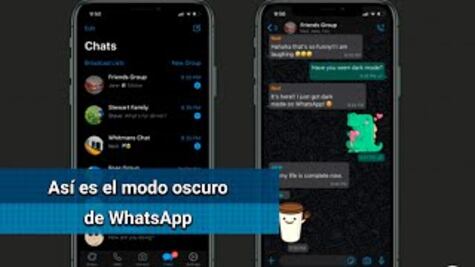 El modo oscuro de WhatsApp llega hoy