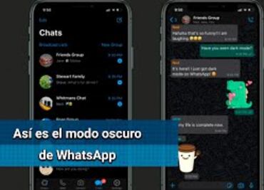 El modo oscuro de WhatsApp llega hoy