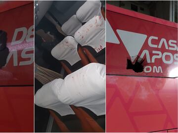 Jugadores brasileños resultan heridos por el ataque de artefactos explosivos