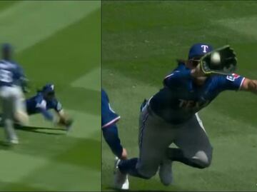 VIDEO: Atrapadón de Alejandro Osuna en su debut en Grandes Ligas; el mexicano se lució con joyita a la defensiva