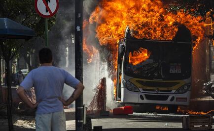 Se desata violenta protesta callejera ante inseguridad en Río
