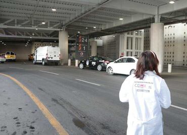 Empresario, blanco de balacera en el AICM